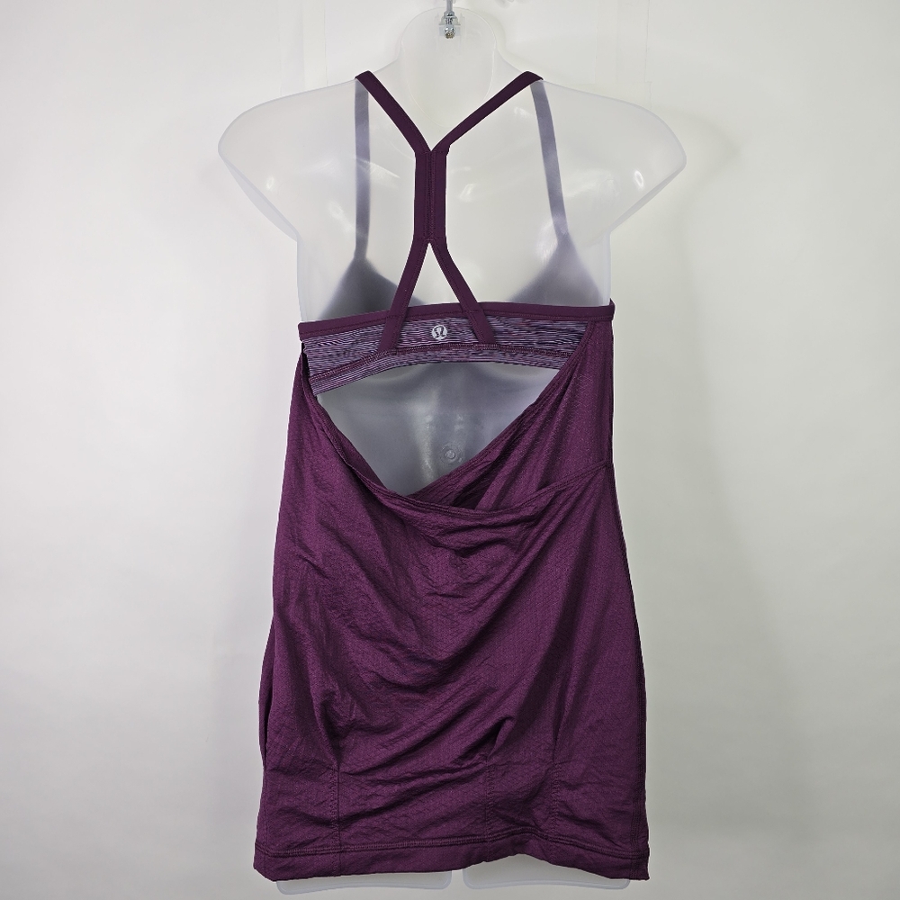 Lululemon Purple C.Y.B Tank With Built-in Bra - Picture 9 of 11